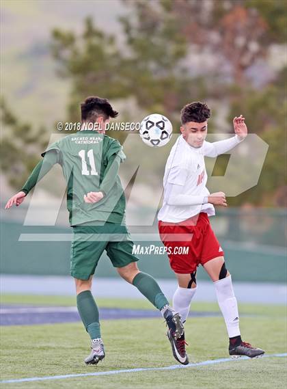 Thumbnail 1 in  Mt. Pleasant vs. Sacred Heart Cathedral Preparatory (CIF CCS D2 Final) photogallery.