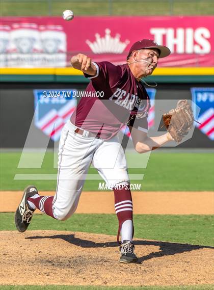 Thumbnail 1 in Pearland vs. Tomball (UIL 6A Baseball Final) photogallery.