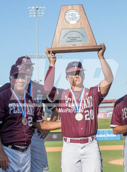 Thumbnail 1 in Pearland vs. Tomball (UIL 6A Baseball Final) photogallery.