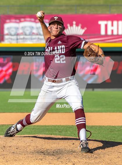 Thumbnail 2 in Pearland vs. Tomball (UIL 6A Baseball Final) photogallery.
