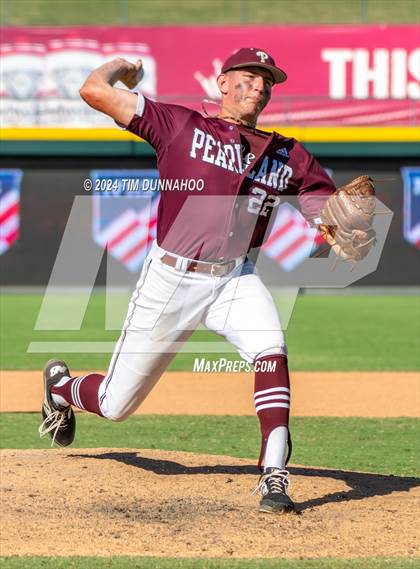 Thumbnail 3 in Pearland vs. Tomball (UIL 6A Baseball Final) photogallery.