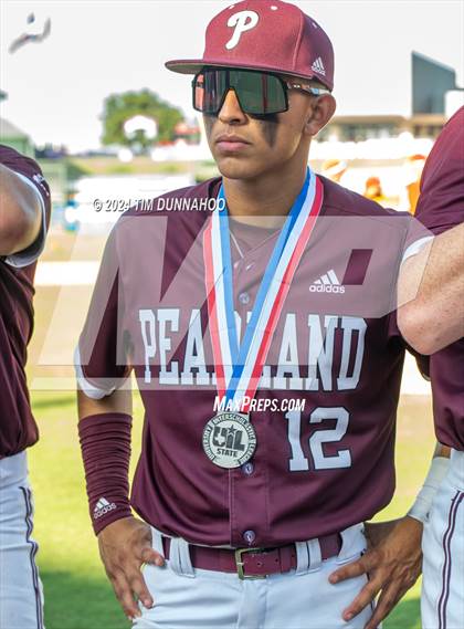 Thumbnail 2 in Pearland vs. Tomball (UIL 6A Baseball Final) photogallery.