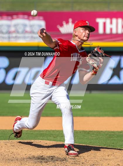 Thumbnail 2 in Pearland vs. Tomball (UIL 6A Baseball Final) photogallery.
