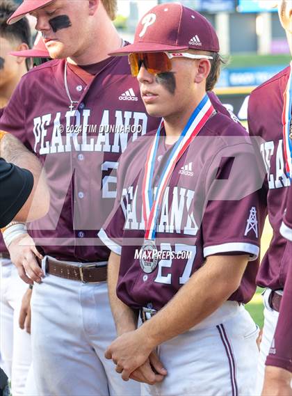Thumbnail 3 in Pearland vs. Tomball (UIL 6A Baseball Final) photogallery.