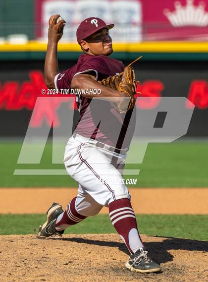 Thumbnail 1 in Pearland vs. Tomball (UIL 6A Baseball Final) photogallery.