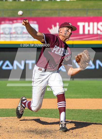Thumbnail 1 in Pearland vs. Tomball (UIL 6A Baseball Final) photogallery.
