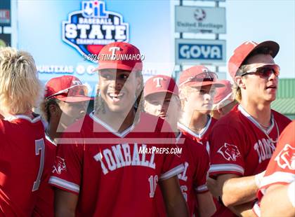 Thumbnail 2 in Pearland vs. Tomball (UIL 6A Baseball Final) photogallery.