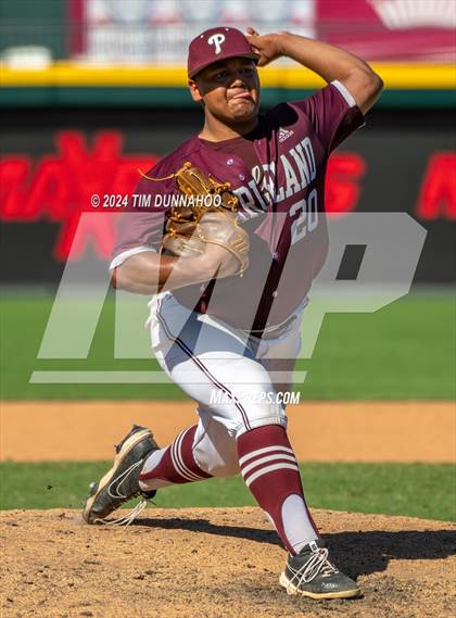 Thumbnail 2 in Pearland vs. Tomball (UIL 6A Baseball Final) photogallery.