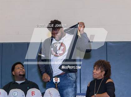 Thumbnail 3 in Episcopal Football Signing Day Ceremony photogallery.