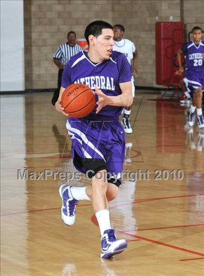 Thumbnail 3 in Cathedral vs. Mayfair (MaxPreps Holiday Classic) photogallery.