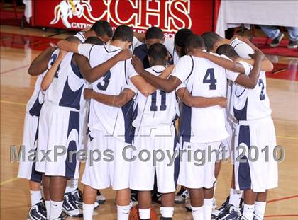 Thumbnail 2 in Cathedral vs. Mayfair (MaxPreps Holiday Classic) photogallery.