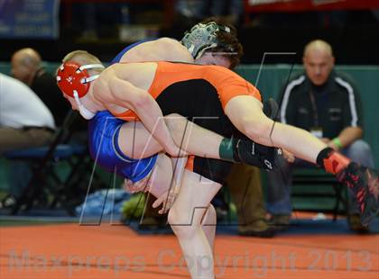 Thumbnail 3 in 2013 NYSPHSAA Boys Wrestling Championships (D2 3rd & 4th Place Consolation) photogallery.