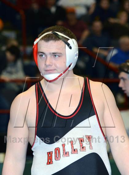 Thumbnail 1 in 2013 NYSPHSAA Boys Wrestling Championships (D2 3rd & 4th Place Consolation) photogallery.