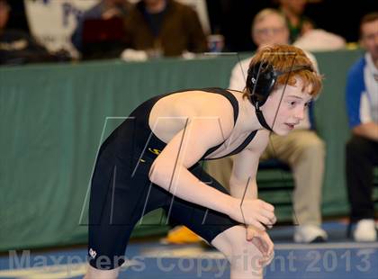 Thumbnail 1 in 2013 NYSPHSAA Boys Wrestling Championships (D2 3rd & 4th Place Consolation) photogallery.