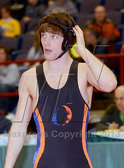 Thumbnail 1 in 2013 NYSPHSAA Boys Wrestling Championships (D2 3rd & 4th Place Consolation) photogallery.