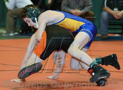 Thumbnail 1 in 2013 NYSPHSAA Boys Wrestling Championships (D2 3rd & 4th Place Consolation) photogallery.