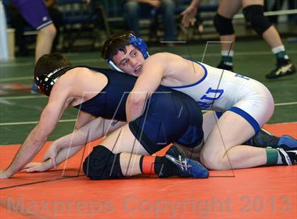 Thumbnail 1 in 2013 NYSPHSAA Boys Wrestling Championships (D2 3rd & 4th Place Consolation) photogallery.
