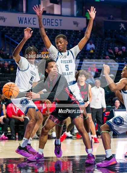 Thumbnail 3 in Queen's Grant vs Corvian Community (NCHSAA 1A Regional Final) photogallery.
