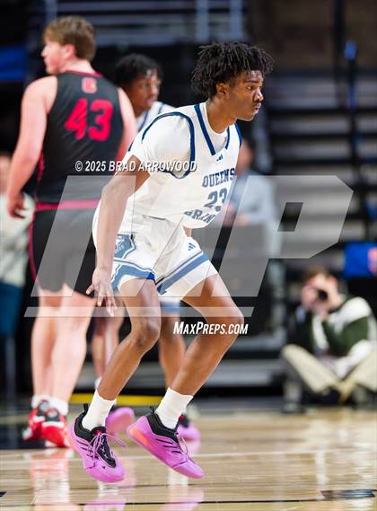 Thumbnail 2 in Queen's Grant vs Corvian Community (NCHSAA 1A Regional Final) photogallery.