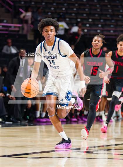 Thumbnail 3 in Queen's Grant vs Corvian Community (NCHSAA 1A Regional Final) photogallery.