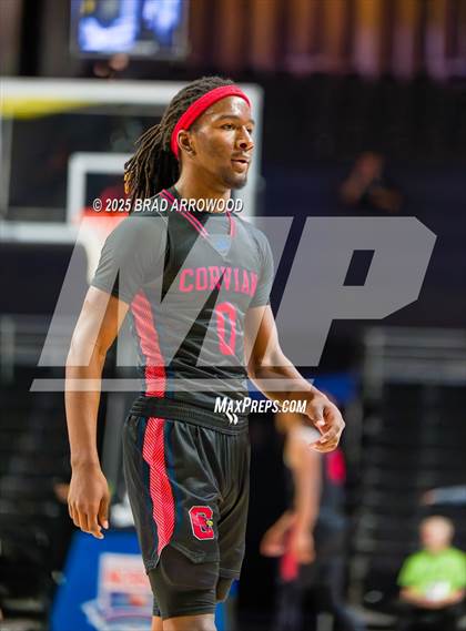 Thumbnail 3 in Queen's Grant vs Corvian Community (NCHSAA 1A Regional Final) photogallery.