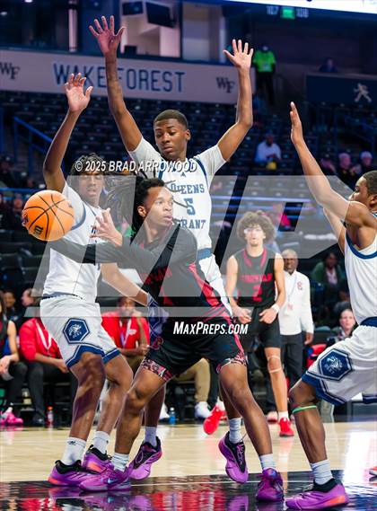 Thumbnail 1 in Queen's Grant vs Corvian Community (NCHSAA 1A Regional Final) photogallery.