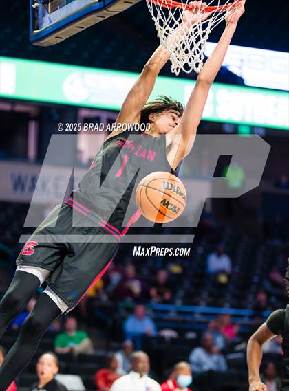 Thumbnail 3 in Queen's Grant vs Corvian Community (NCHSAA 1A Regional Final) photogallery.