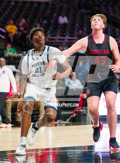 Thumbnail 2 in Queen's Grant vs Corvian Community (NCHSAA 1A Regional Final) photogallery.
