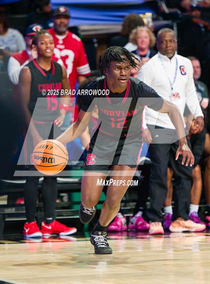 Thumbnail 2 in Queen's Grant vs Corvian Community (NCHSAA 1A Regional Final) photogallery.