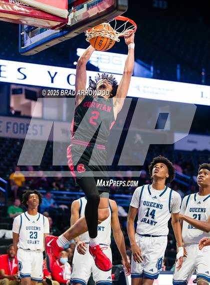 Thumbnail 1 in Queen's Grant vs Corvian Community (NCHSAA 1A Regional Final) photogallery.