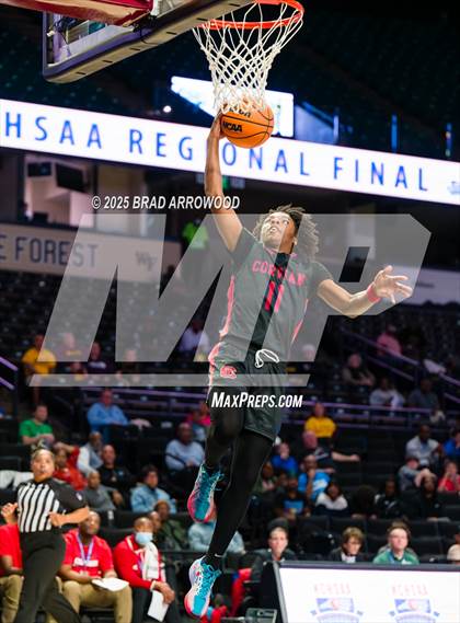 Thumbnail 1 in Queen's Grant vs Corvian Community (NCHSAA 1A Regional Final) photogallery.