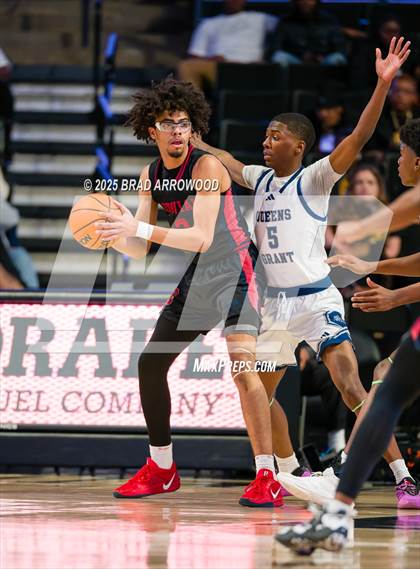 Thumbnail 2 in Queen's Grant vs Corvian Community (NCHSAA 1A Regional Final) photogallery.
