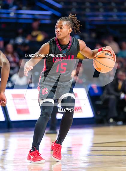 Thumbnail 2 in Queen's Grant vs Corvian Community (NCHSAA 1A Regional Final) photogallery.