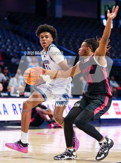 Thumbnail 2 in Queen's Grant vs Corvian Community (NCHSAA 1A Regional Final) photogallery.