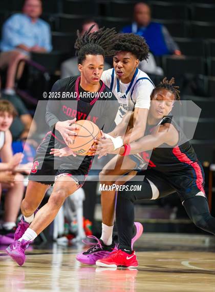 Thumbnail 2 in Queen's Grant vs Corvian Community (NCHSAA 1A Regional Final) photogallery.