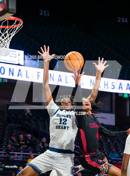 Thumbnail 2 in Queen's Grant vs Corvian Community (NCHSAA 1A Regional Final) photogallery.