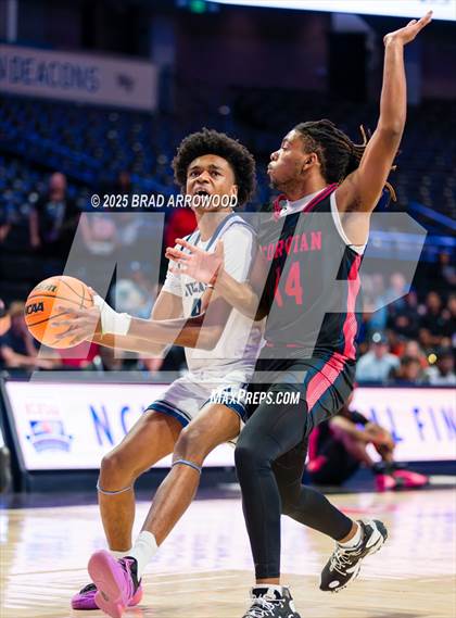 Thumbnail 3 in Queen's Grant vs Corvian Community (NCHSAA 1A Regional Final) photogallery.