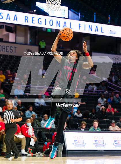 Thumbnail 3 in Queen's Grant vs Corvian Community (NCHSAA 1A Regional Final) photogallery.
