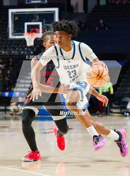Thumbnail 2 in Queen's Grant vs Corvian Community (NCHSAA 1A Regional Final) photogallery.