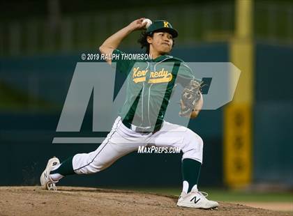 Thumbnail 1 in Kennedy vs. Bradshaw Christian (@Raley Field) photogallery.