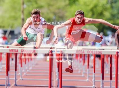 Thumbnail 3 in AIA Boys Track & Field Championships  (100/110 Meter Hurdles) photogallery.