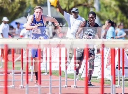 Thumbnail 1 in AIA Boys Track & Field Championships  (100/110 Meter Hurdles) photogallery.