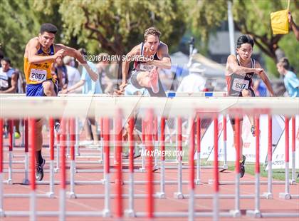 Thumbnail 1 in AIA Boys Track & Field Championships  (100/110 Meter Hurdles) photogallery.