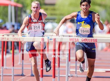 Thumbnail 2 in AIA Boys Track & Field Championships  (100/110 Meter Hurdles) photogallery.