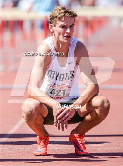 Thumbnail 1 in AIA Boys Track & Field Championships  (100/110 Meter Hurdles) photogallery.