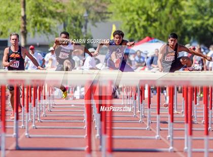 Thumbnail 2 in AIA Boys Track & Field Championships  (100/110 Meter Hurdles) photogallery.