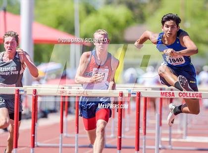 Thumbnail 3 in AIA Boys Track & Field Championships  (100/110 Meter Hurdles) photogallery.