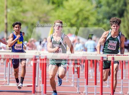 Thumbnail 3 in AIA Boys Track & Field Championships  (100/110 Meter Hurdles) photogallery.
