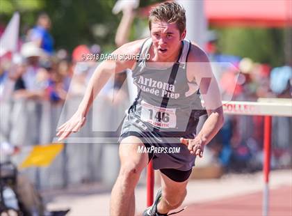 Thumbnail 2 in AIA Boys Track & Field Championships  (100/110 Meter Hurdles) photogallery.