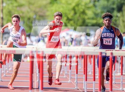 Thumbnail 2 in AIA Boys Track & Field Championships  (100/110 Meter Hurdles) photogallery.